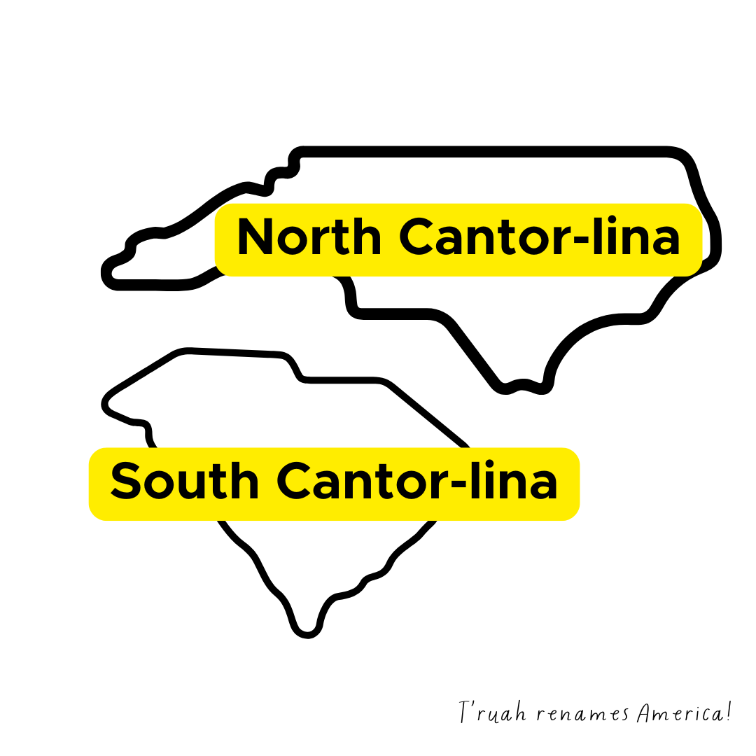 North Cantor-lina and South Cantor-lina
